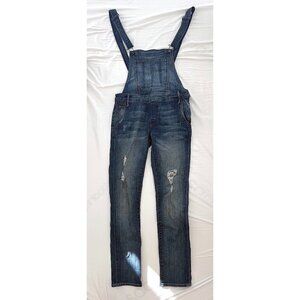 Black Orchid Fitted Overalls - Distressed Denim - Size 25